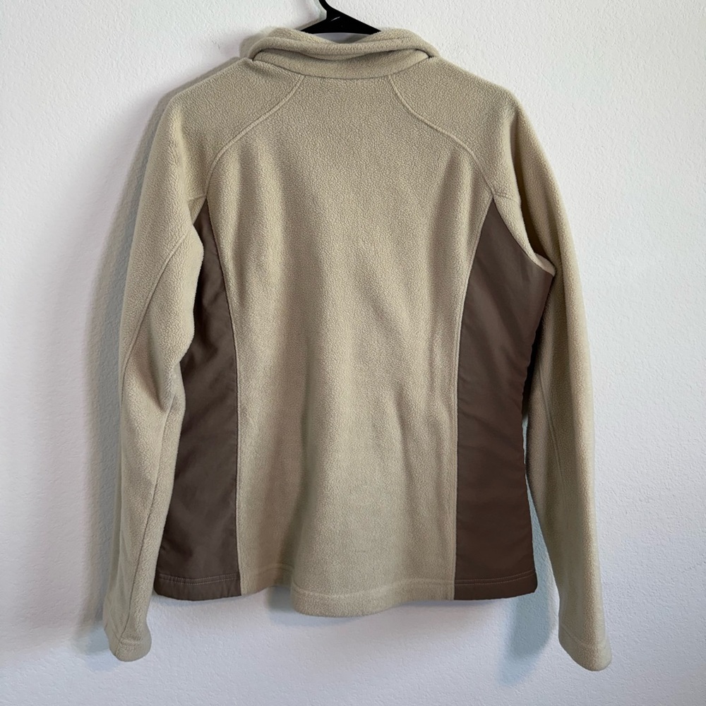 Columbia Women’s Beige Textured Zip Up‎ Jacket Size Large - Picture 7 of 11